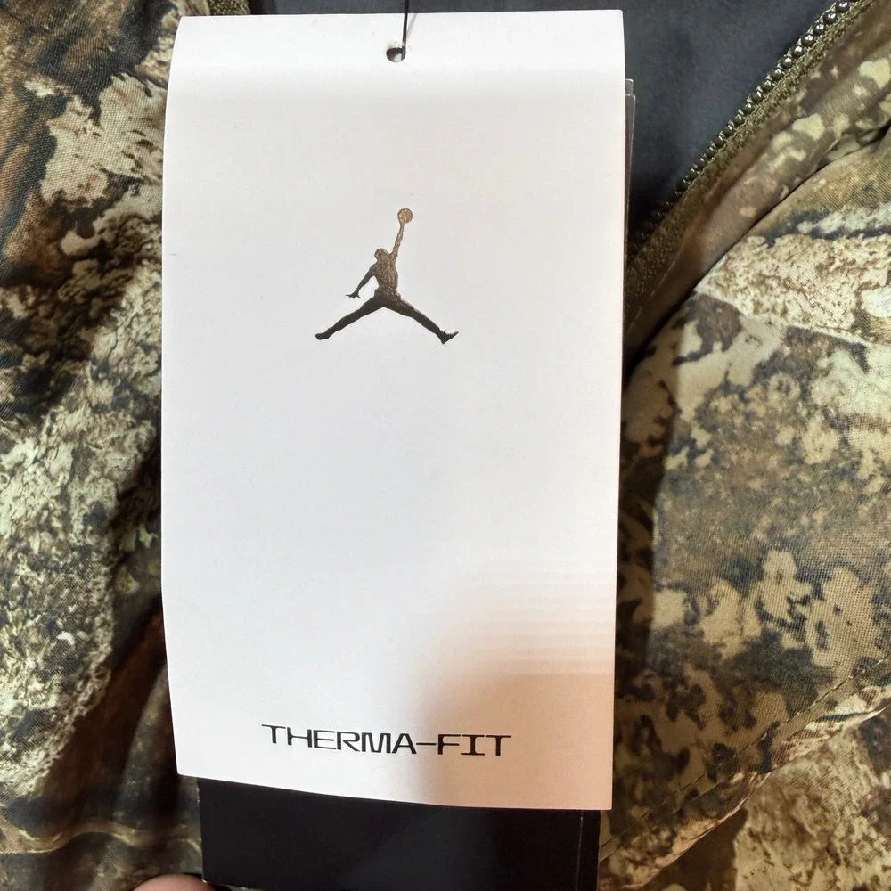NIKE Jordan Realtree APX Parka Mens L Camo New Therma-FIT Jacket IB4517-222